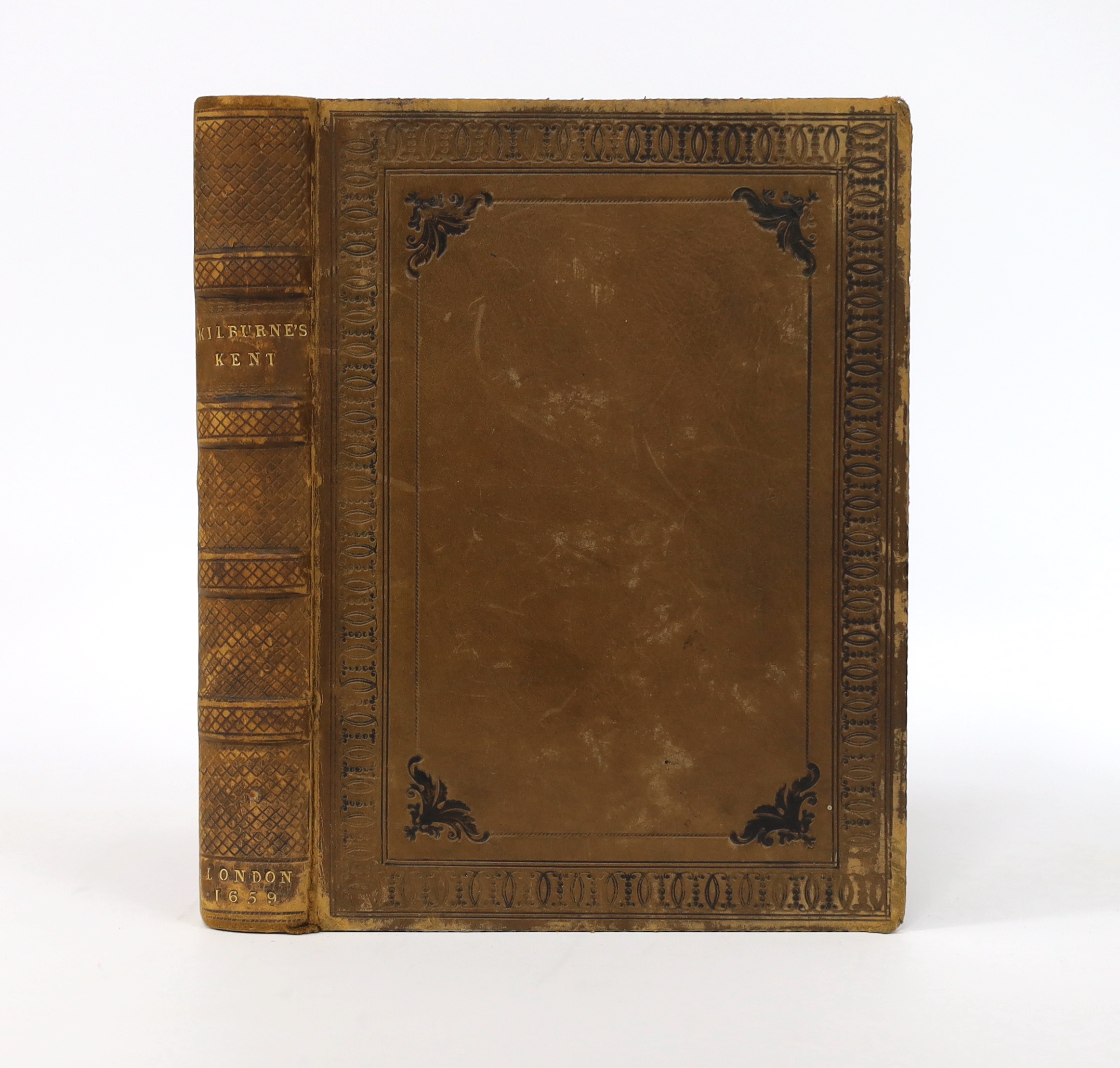 KENT - Kilburne, Richard - A Topographie, or Survey of the County of Kent. With some Chronological, Historical, and other matters touching the same: And the several Parishes and Places therein. 8vo, rebound late 19th cen